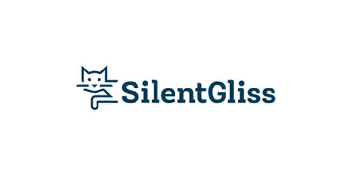 Silent Gliss Black 36mm Metroflat End Cap