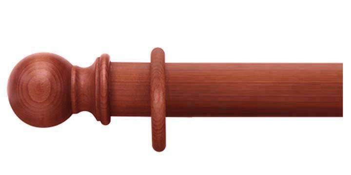 Cameron Fuller 63mm Cherry Curtain Pole Ball Finial - Curtain Poles Emporium