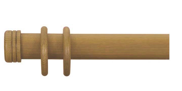 Cameron Fuller 35mm Antique Pine Curtain Pole End Cap Finial - Curtain Poles Emporium
