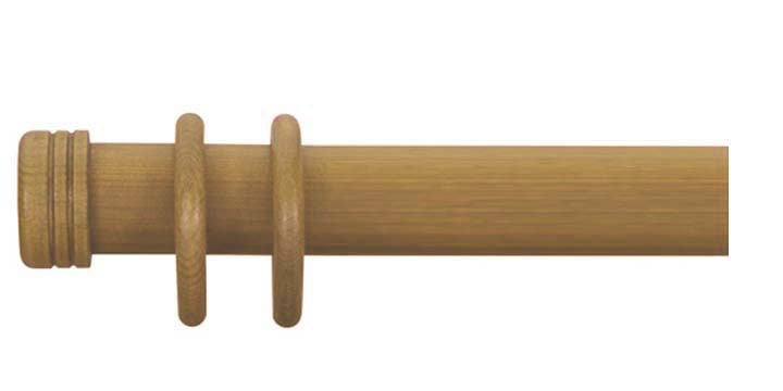 Cameron Fuller 35mm Antique Pine Curtain Pole End Cap Finial - Curtain Poles Emporium